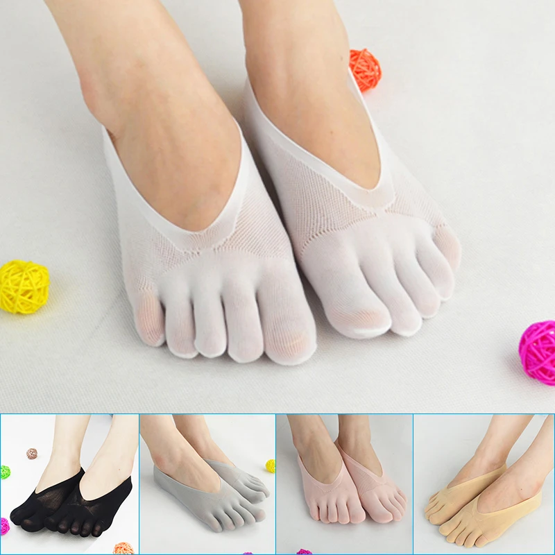 Orthopedic Compression Socks Women's Toe Socks Ultra Low Cut Liner with