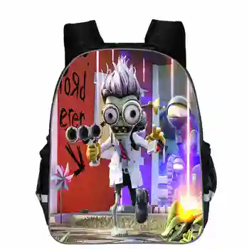 

11/13/16 Inch new Plants VS Zombie Kindergarten School Bags Bookbags Children Baby Toddler bag Kids Backpack Gift Mochila