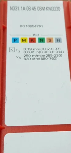 10 шт. карбидные вставки N331.1A-084508M-KM3330