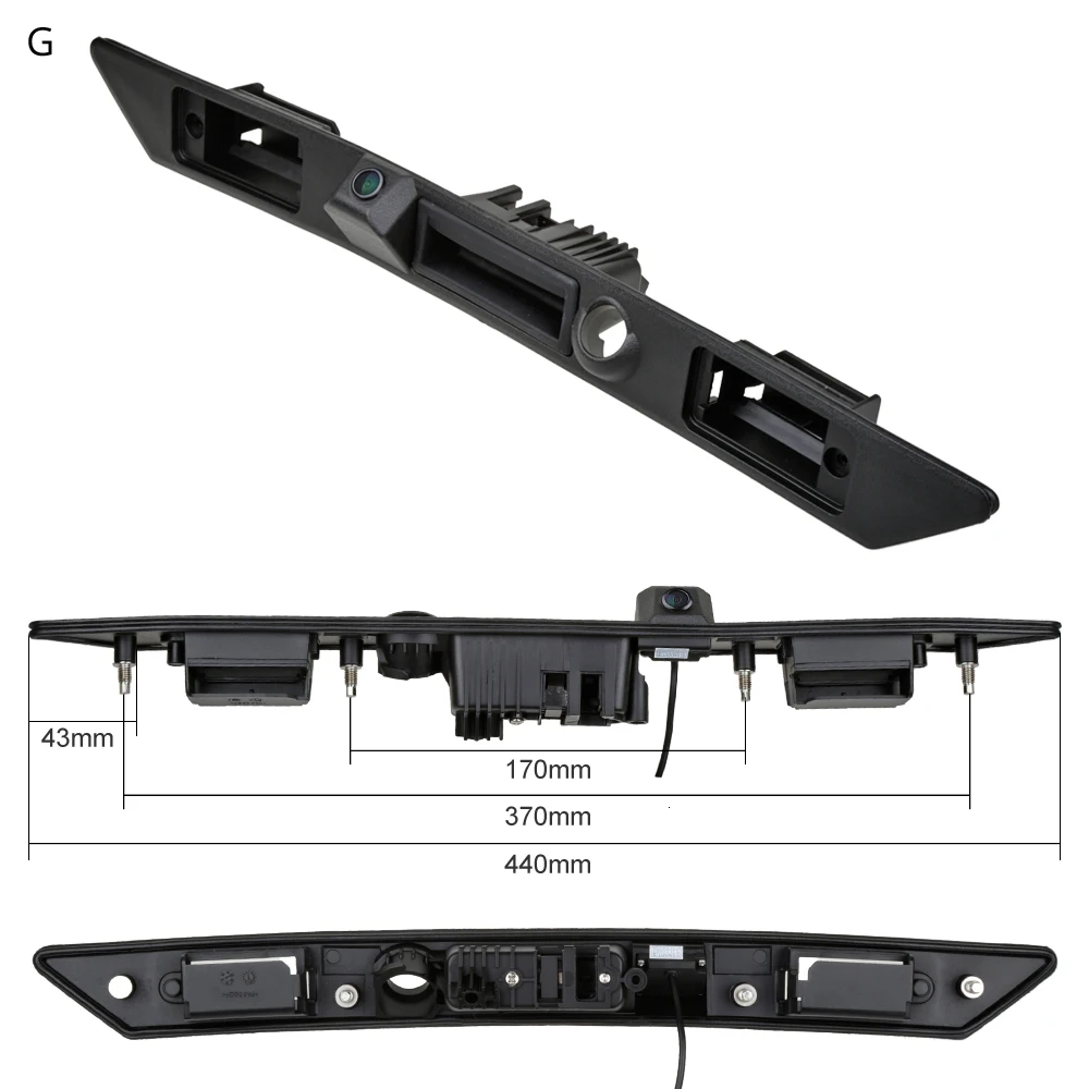 Автомобильный задний багажник ручка заднего хода парковочная камера для Audi A8 A6 A5 A4 A3 Q2 Q7 VW GOLF CC Magotan Sagitar Skoda Октавия Рапид