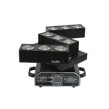 

2pcs/lot led stage lighting dmx 512 9pcs*10W led deformable matrix light rgbw 4 in 1 disco dj equipment culb party light