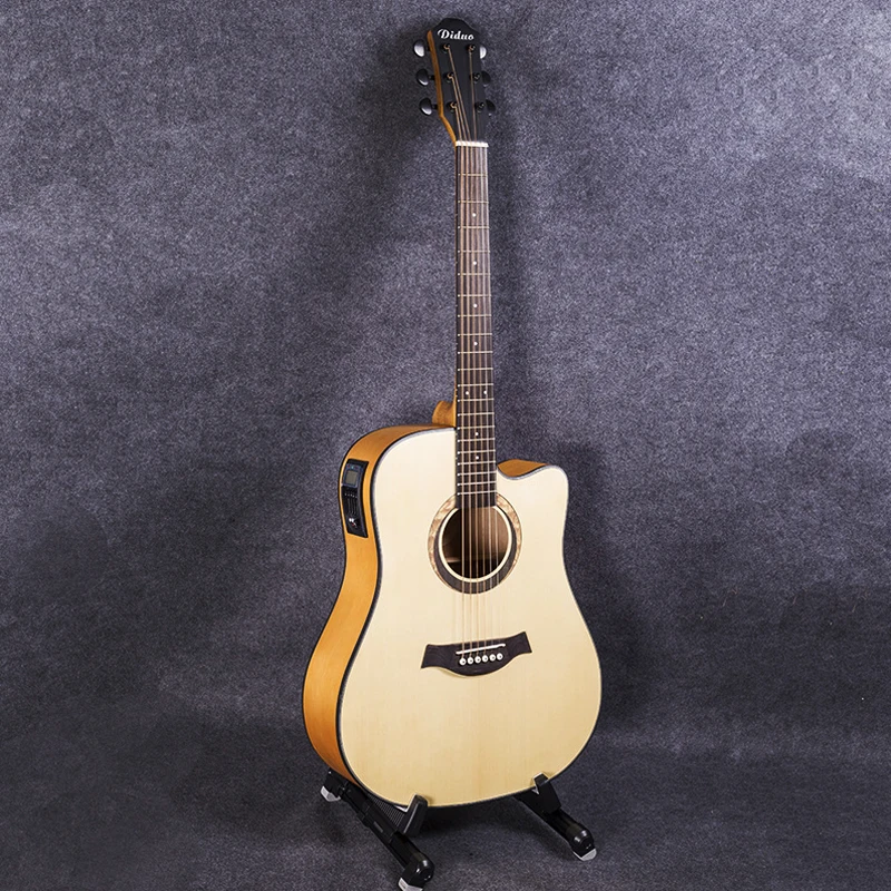 

41 inch Guitar 6 String Folk Pop Guitar Pickup Electric Acoustic Guitar Solid Wood Guitarra Professional Guitar AGT124