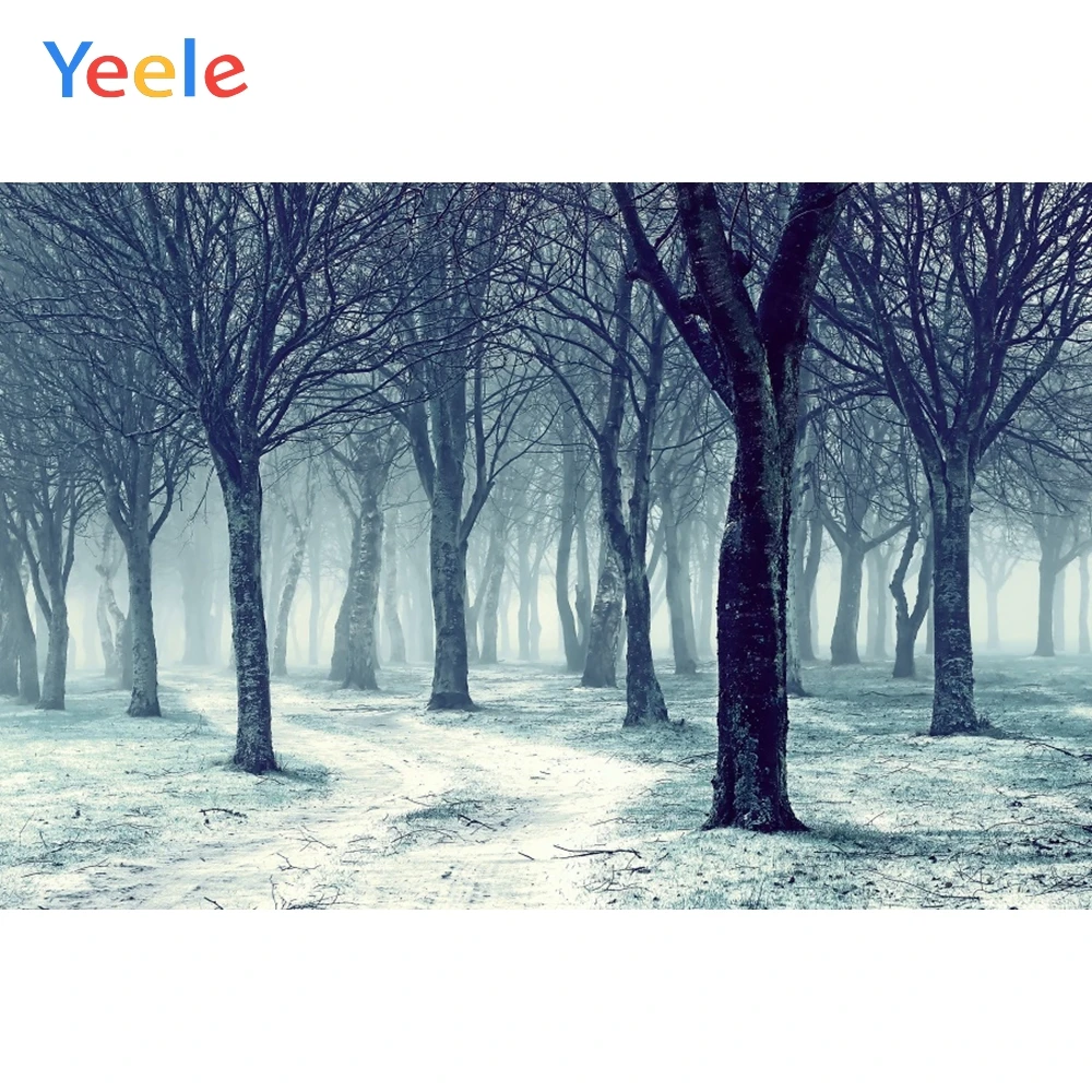 

Yeele Halloween Photocall Dead Forest Fog Scary Photography Backdrops Personalized Photographic Backgrounds For Photo Studio