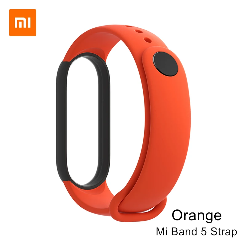 Correa Original para Xiaomi Mi Band 5, pulsera de Color rosa, morado, verde  menta, verde azulado