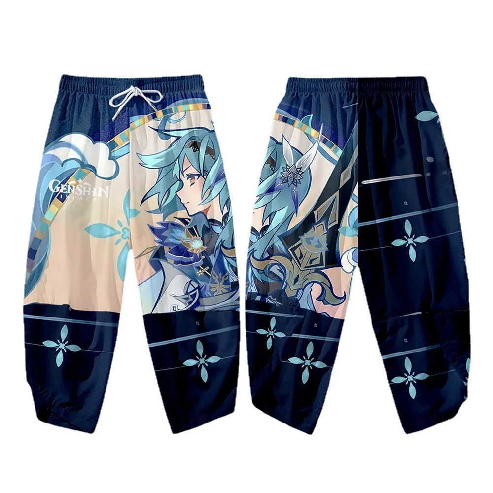 

2021 New 3D Print Anime Cargo Pants Women/Men Harajuku Streetwear genshin impact Waist Hip Hop Harajuku casual Pants