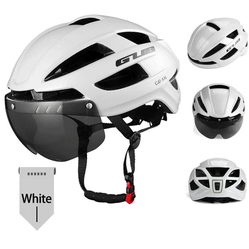 Gub cjd capacete de segurança masculino óculos leves, xxg, proteção, mountain bike, bicicleta|Capacete da bicicleta| - AliExpress