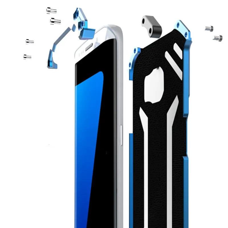 Для S7 S7 edge чехол R-JUST Gundam ЧПУ бронированный чехол металлический алюминиевый защитный чехол для телефона чехол для samsung Galaxy S7 edge
