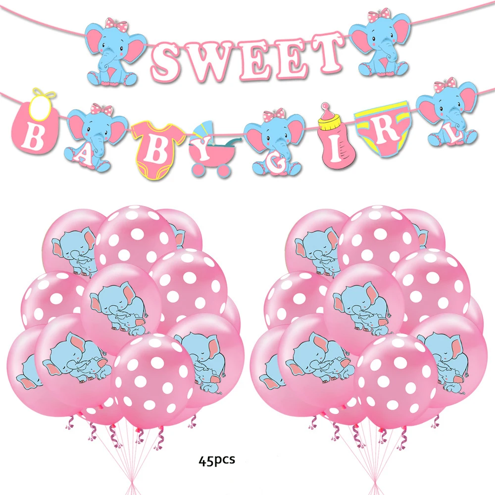 粉象拉旗_10粉象_10粉波点_丝带