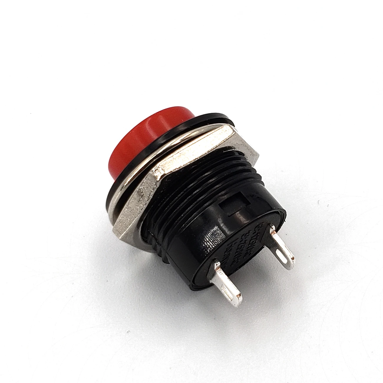 5 шт. PB02 16 мм Мгновенный Выкл мама 2Pin SPST нормально открытый круглый кнопочный