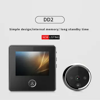 

Hot High Quality Digital Door Viewer Doorbell IR Night Vision Security Camera Home Security Peephole Monitor Bell