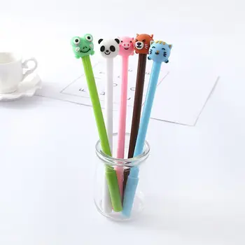 

Creative Gel Pens Stationery Cartoon Cute Animals 0.5mm Black Neutral Pen Office & School Supplies