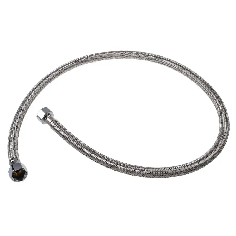 

New 1M Braided Flexible Shower Hose Water Heater Connector Pipe Tube