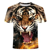 Aliexpress - Fashion 3d T-shirt animal tiger lion monkey shirt O-neck T-shirt men’s funny men’s casual fitness top