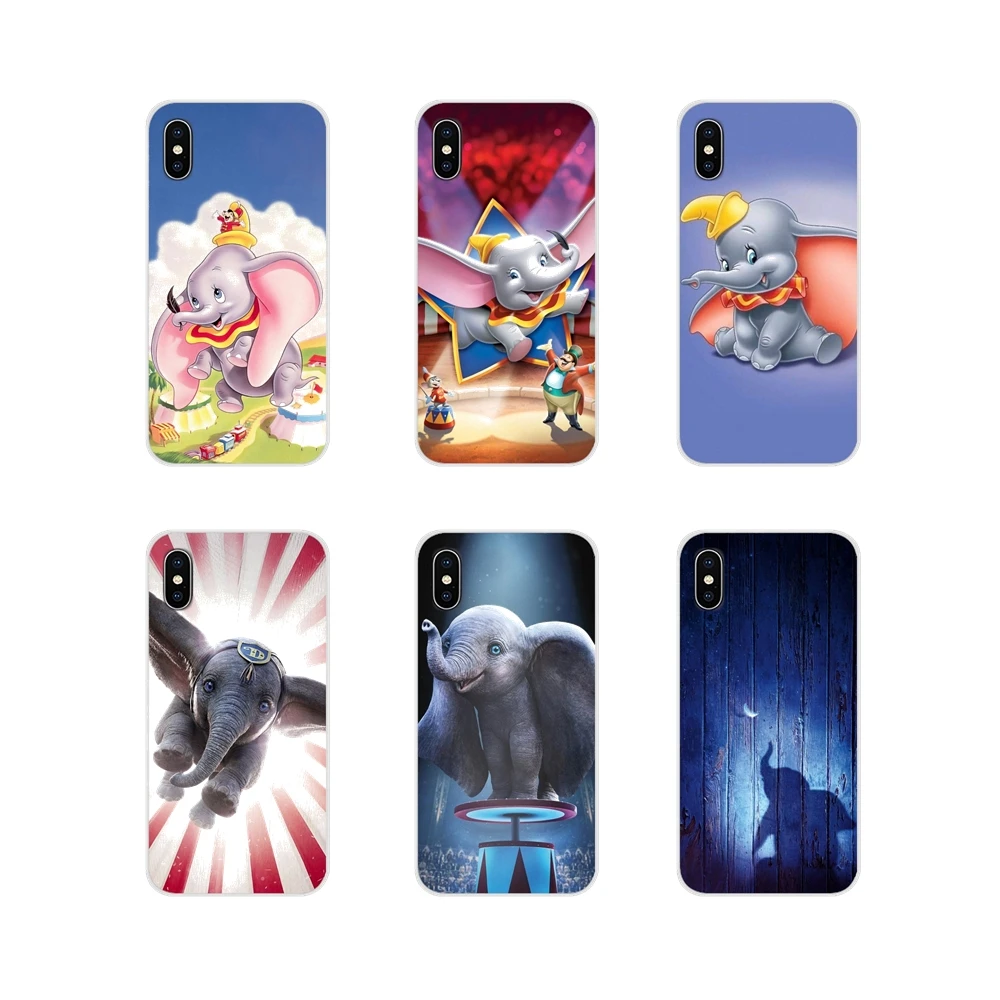 Accessories Phone Cases Covers For Huawei Mate Honor 5X 6X 7 7A 7C 8 9 10 8C 8X 20 30 Lite Pro Dumbo Cute elephant | Мобильные
