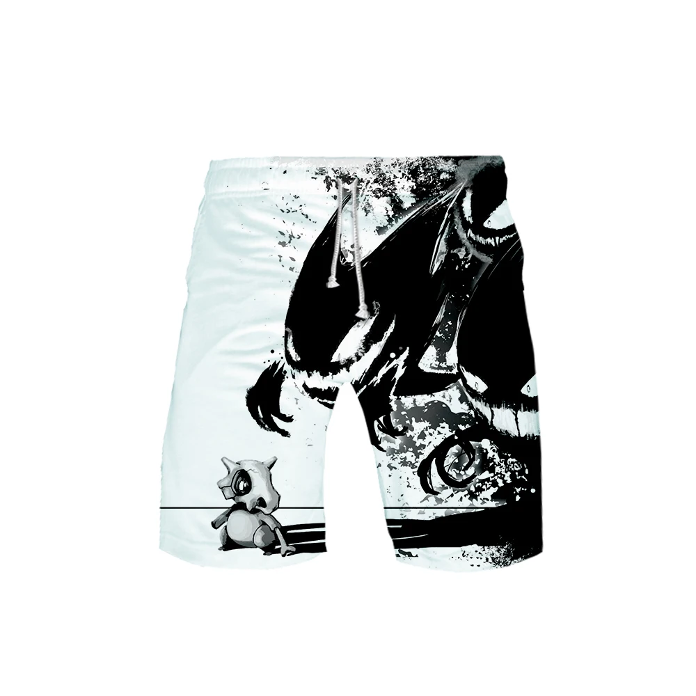 Аниме Пикачу из Pokemon Go Графический 3D Шорты Брюки Мужские Женские Унисекс летняя хлопковая одежда большого размера 5XL 6XL хип хоп Уличная