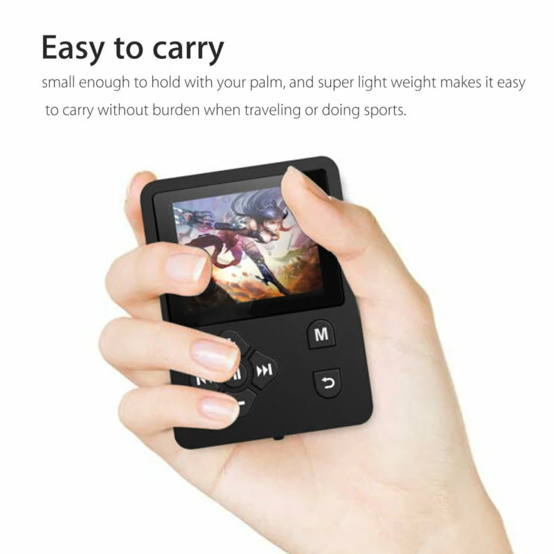 Портативный hifi MP3 цифровой плеер Музыка+ наушники FM Диктофон 32 Гб TF карта 1,8 дюймов TFT ЖК-экран Micro usb зарядка