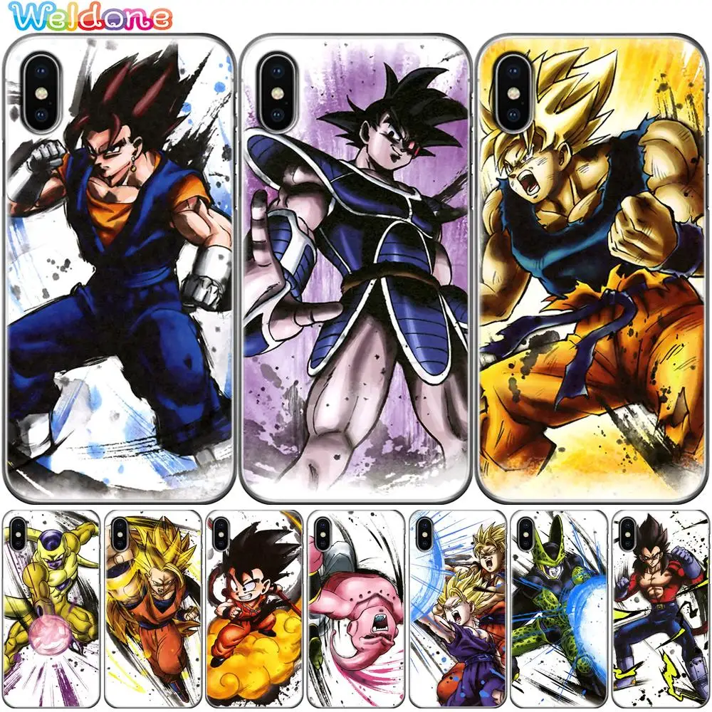

Phone Cases Dragon Ball GOKU cases Cover For iPhone 11 Pro Max XS Max XR X 8 6S 7Plus 5S dragonBall case cover etui coque capa