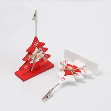 Рождественский провод Alligator зажим для фото Снежинка зажим для заметок держатель для карт офисный Свадебный декор для стола Рождественский зажим для заметок