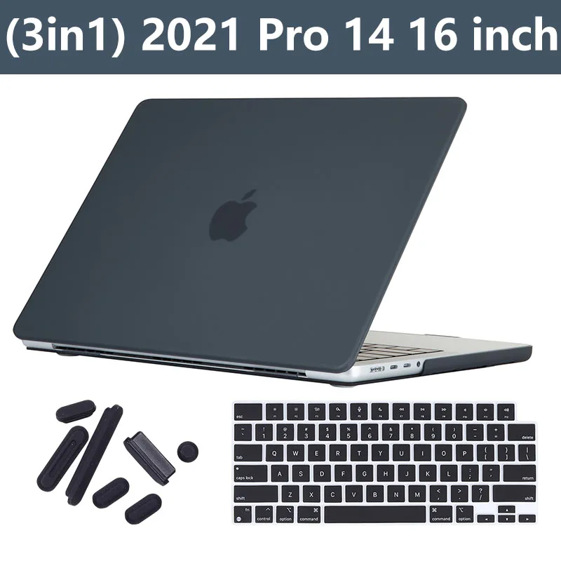 Per Il 2021 Macbook New Pro 14 Pollici 16 M1 Pro/ M1 Pro Max A2442 A2485 Custodia Rigida In Plastica Trasparente