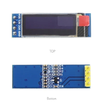 Бесплатная Доставка 10 шт./лот 0.91 дюймов OLED модуль 0.91 "Белый OLED 128x32 OLED ЖК-дисплей LED Дисплей модуля 0.91 "IIC общаться