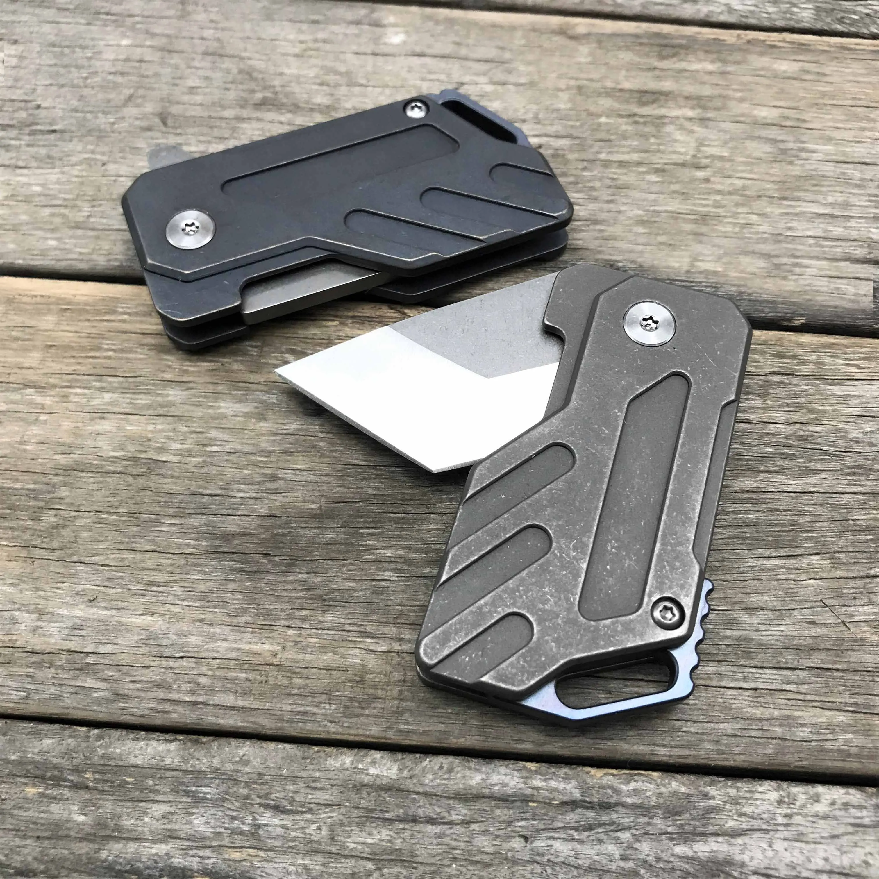 Billig LDT Big Bean Mini Folding Messer S35VN Klinge Titan Griff Lager Taktische messer Camping Tasche Outdoor Survival Messer Werkzeuge