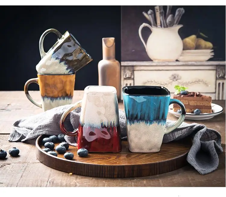 Kopjes посуда для напитков Экологичная Tazzine Caffe кофе Xicara большой чай молоко Taza De кафе керамическая кофейная чашка новинка кружка для путешествий