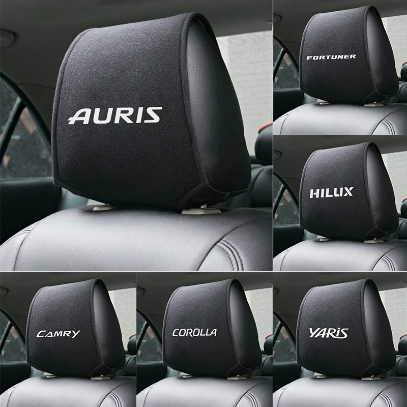 1 шт. чехол на подголовник автомобиля Авто подходит для Toyota avensis auris hilux Corolla Camry RAV4 verso Супра Прадо Приус c-hr yaris fortuner