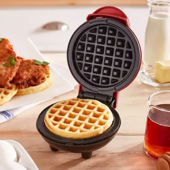 

Kitchen Non-Stick Waffle Maker Machine Pancake Cake Maker For Individual Servings Waffle Pie Maker Home