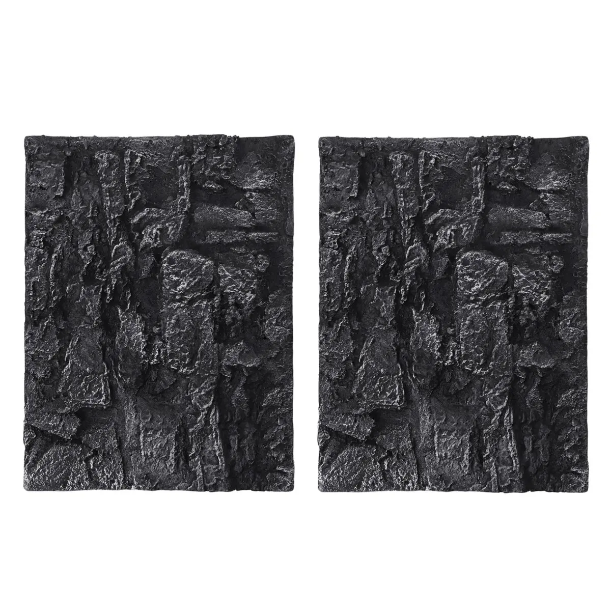 

Hot 2Pcs 3D PU Aquarium Fish Tank Background Stone Rock Board Plate Backdrop Wall Decoration Reptiles Aquatic Pet Supplies 65X45