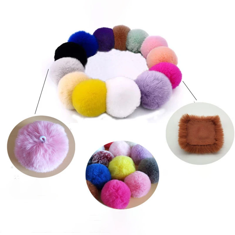 12/15cm Pom-poms for Hats Fluffy Plush Balls Hairball Decorative Faux Fur  Pompom Handicraft Pompons Sewing Craft Accessories - AliExpress