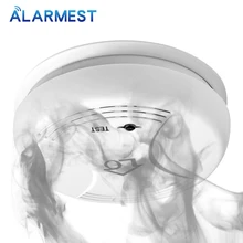 ALARMEST 433MHZ Home Security Wireless Fire Smoke Detector Smoke Sensor Alarm For 433mHz Alarm System wireless smoke thermal sensor alarm system for 433mhz home fire heat thermal sensor detector protection office security fire