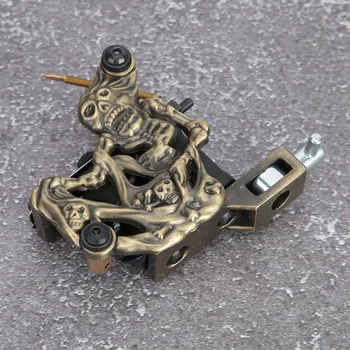 

Coil Tattoo Machine Professional Liner Shader Tattoo Bronze (1101314-1)#