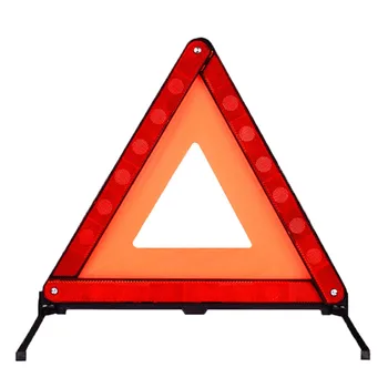 

Triangle Car Breakdown Warning Foldable For Van Emergency Sign Reflective
