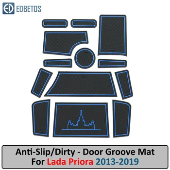 

Door Groove Mat For LADA PRIORA 2013-2016 2017-2019 Anti-Slip Mat Gate Slot Coaster Anti-Dirty Mat LADA PRIORA Accessories