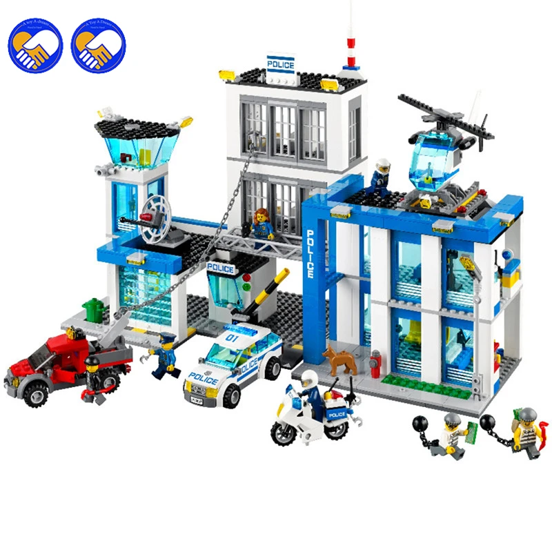 toy police station with jail