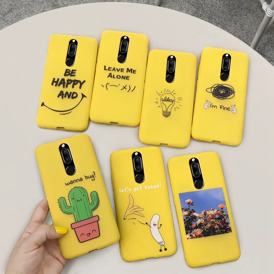 Чехол для Huawei Nova 2i Mate10 Mate 10 Lite lite желтый Забавный рисунок Мягкая силиконовая