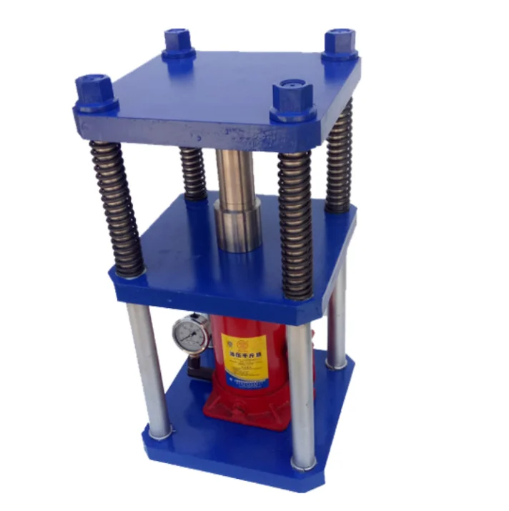 

4-column 5T manual sample preparation tablet pressing machine Powder press Small laboratory tablet press Hydraulic jack press