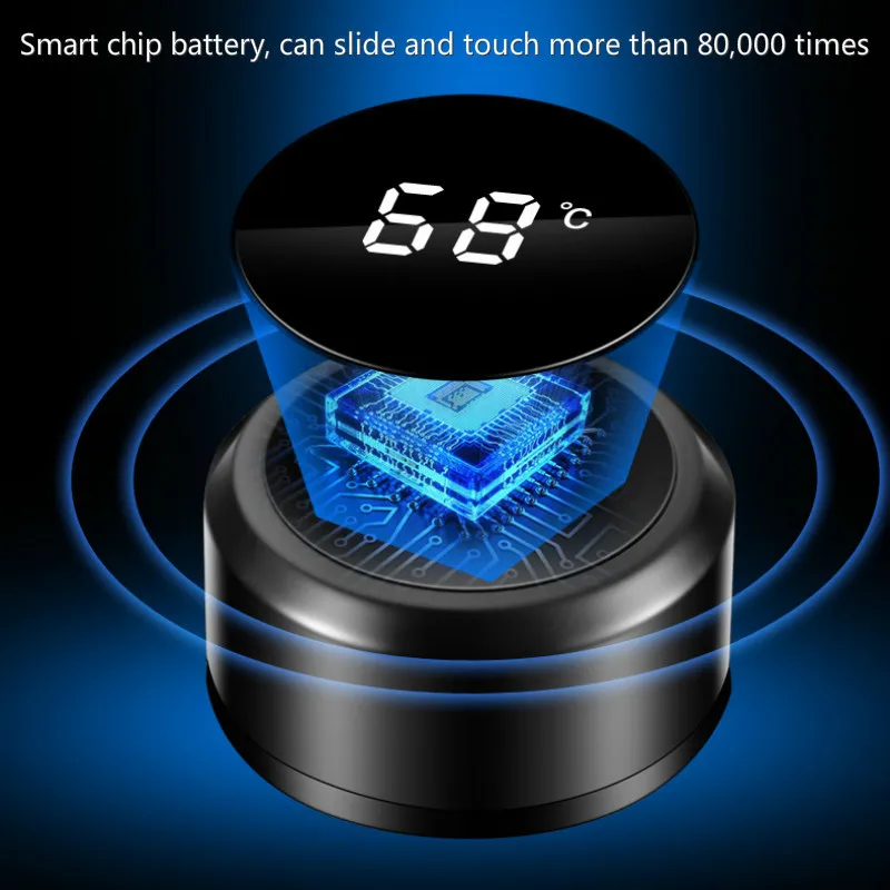 500ml Creative Smart Thermos Water Bottle Cup Temperature Display Vacuum Flask 304 Stainless Steel Thermos Mug