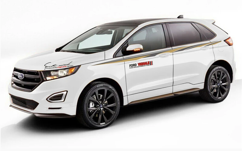 Автомобильный Стайлинг, Спортивная наклейка для автомобиля Ford Edge, автомобильная индивидуальная наклейка для кузова, внешние аксессуары
