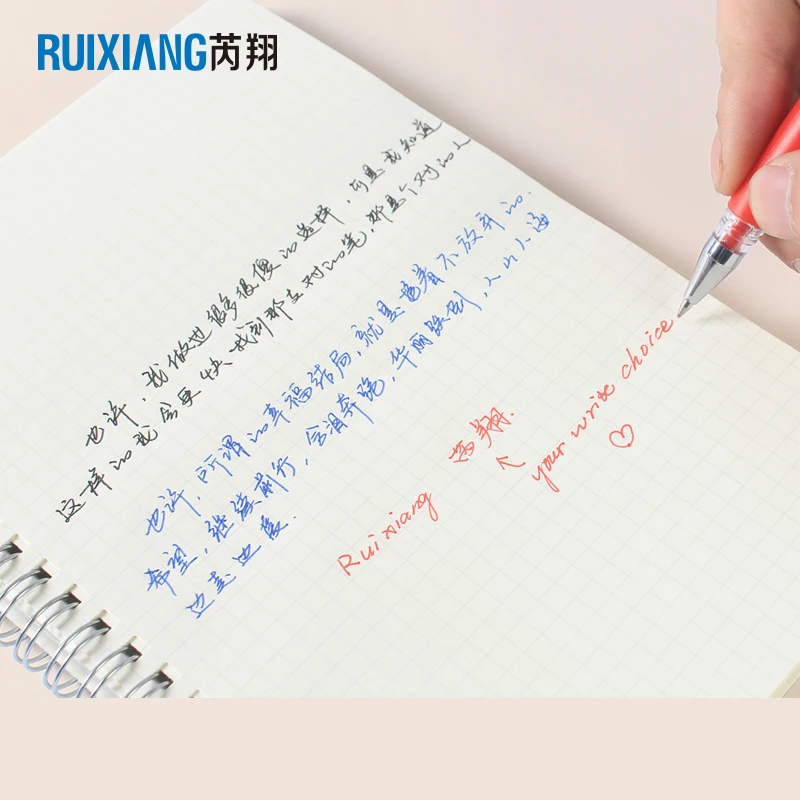 80 шт./банка сменные гелевые ручки Ruixiang 0 28/0 38/0 5 мм|gel pen refill|korean kawaiipen gel |