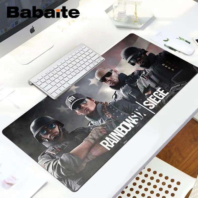 LockEdge 30X90cm Коврик для мыши из натурального каучука, игровой коврик для мыши, геймерский большой коврик xl Rainbow Six Siege, клавиатура для компьютера, ноутбука, DIY Коврик для мыши - Цвет: LockEdge 30X90cm