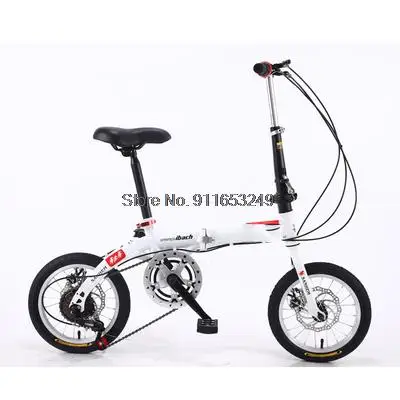 14インチ折りたたみ式超軽量自転車,シングル/可変速度,滑り止め,ロード