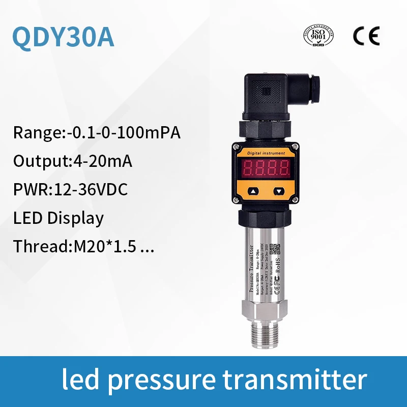 QDX50A 4-20mA Давление передатчик низкая стоимость гидравлический аналоговые мазута