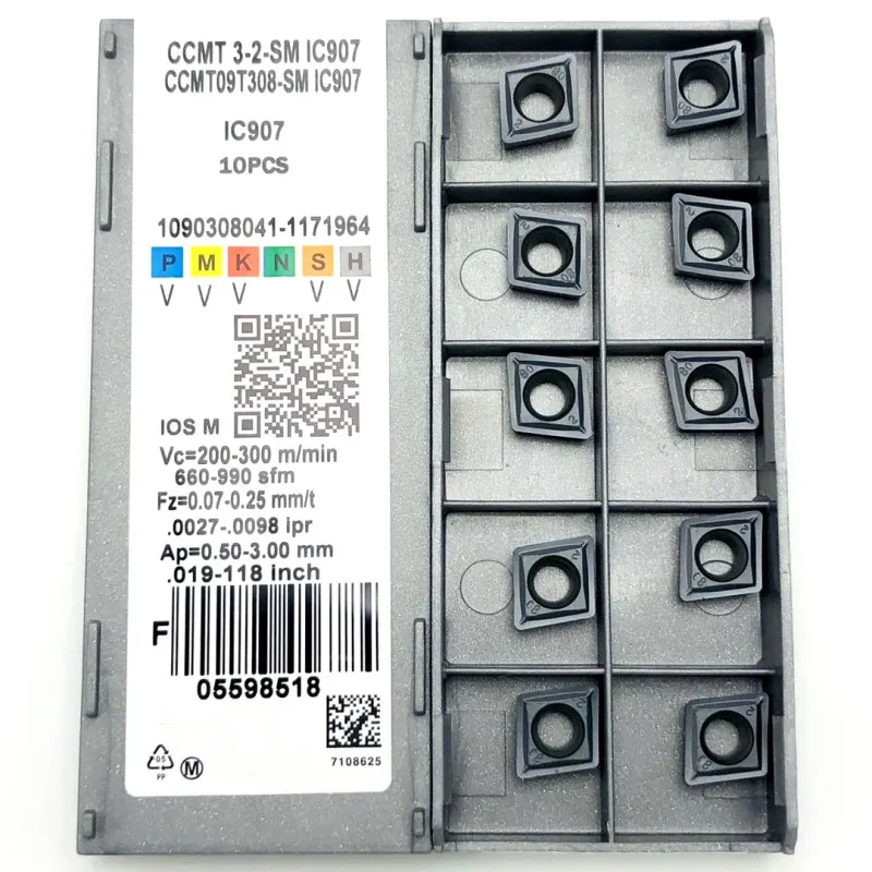 Токарный инструмент CCMT09T308 SM IC907 IC908