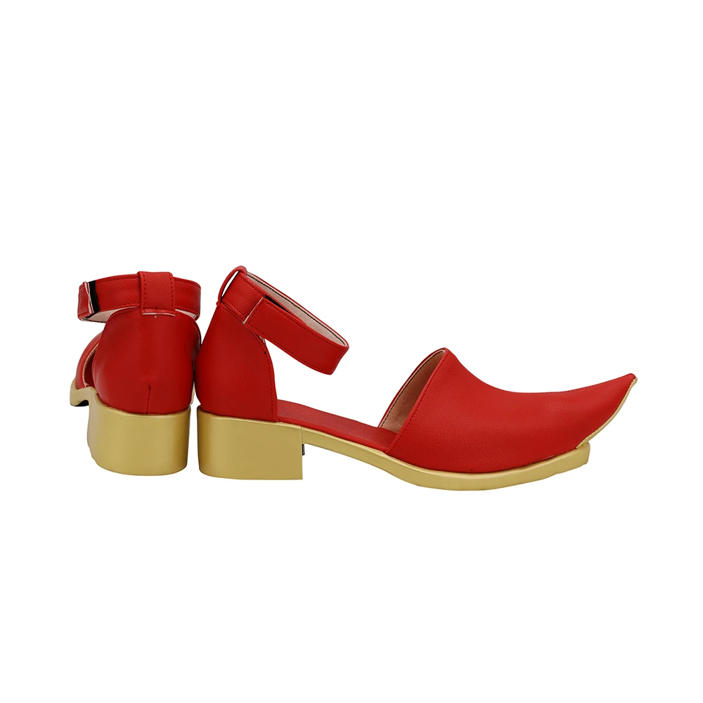 Final Fantasy 14 Astrologian Level 80 Cosplay Shoes Red Boots Custom Made Any Size (3)