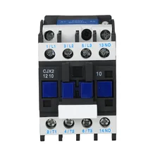 Контактор CJX2-1210 12A переключатели LC1 AC напряжение контактора 380V 220V 110V использование с Поплавковым переключателем