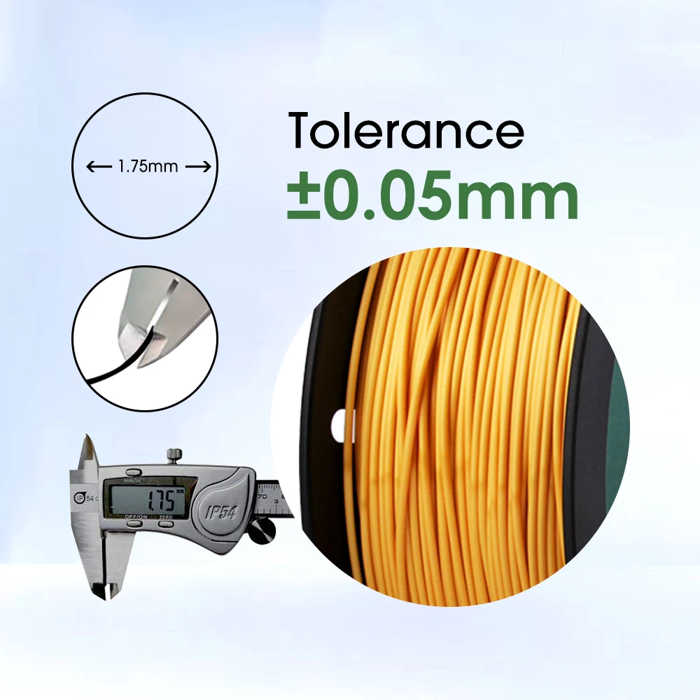 RANKI TPU Filament 1.75 mm Flexible TPU, 3D Printer Filament, Dimensional  Accuracy +/- 0.05 mm, 98A,1kg Spool,Black