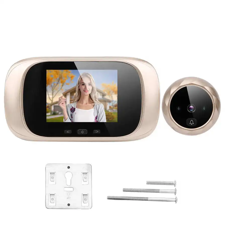 aiphone jo series 2.8in TFT LCD Visual Door Viewer IR Night Vision Cyclic Storage Camera Doorbell Ding Dong Smart Access Control System audio intercom system Door Intercom Systems