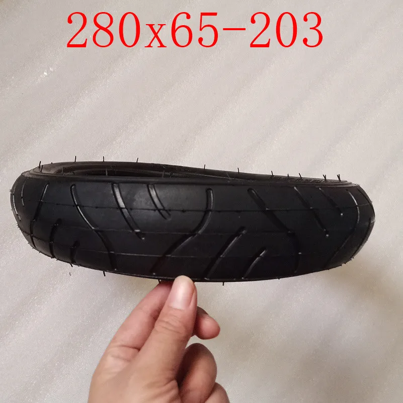 Высокое качество 280x65-203 шины внутренняя труба детская трехколесная тележка, пневматические шины 280*65-203 - Цвет: outer tire
