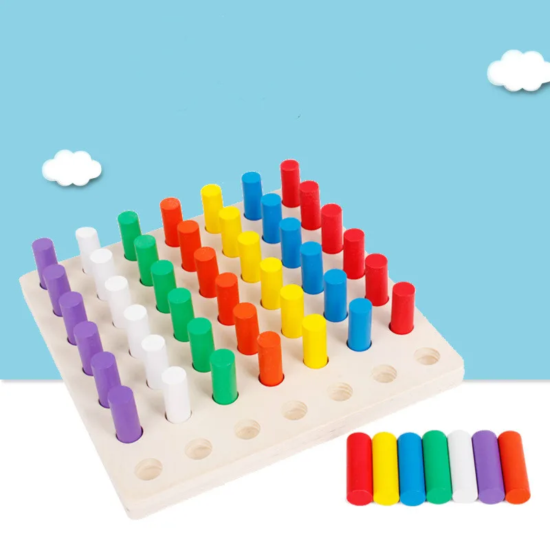  Kid Toy Montessori Toys Sticks Hanging Cables Sensory Teaching Aid Preschool Math Arithmetic Toys C - 4000200347424